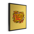Leo Flowers Framed Canvas Print Gallery Image 2