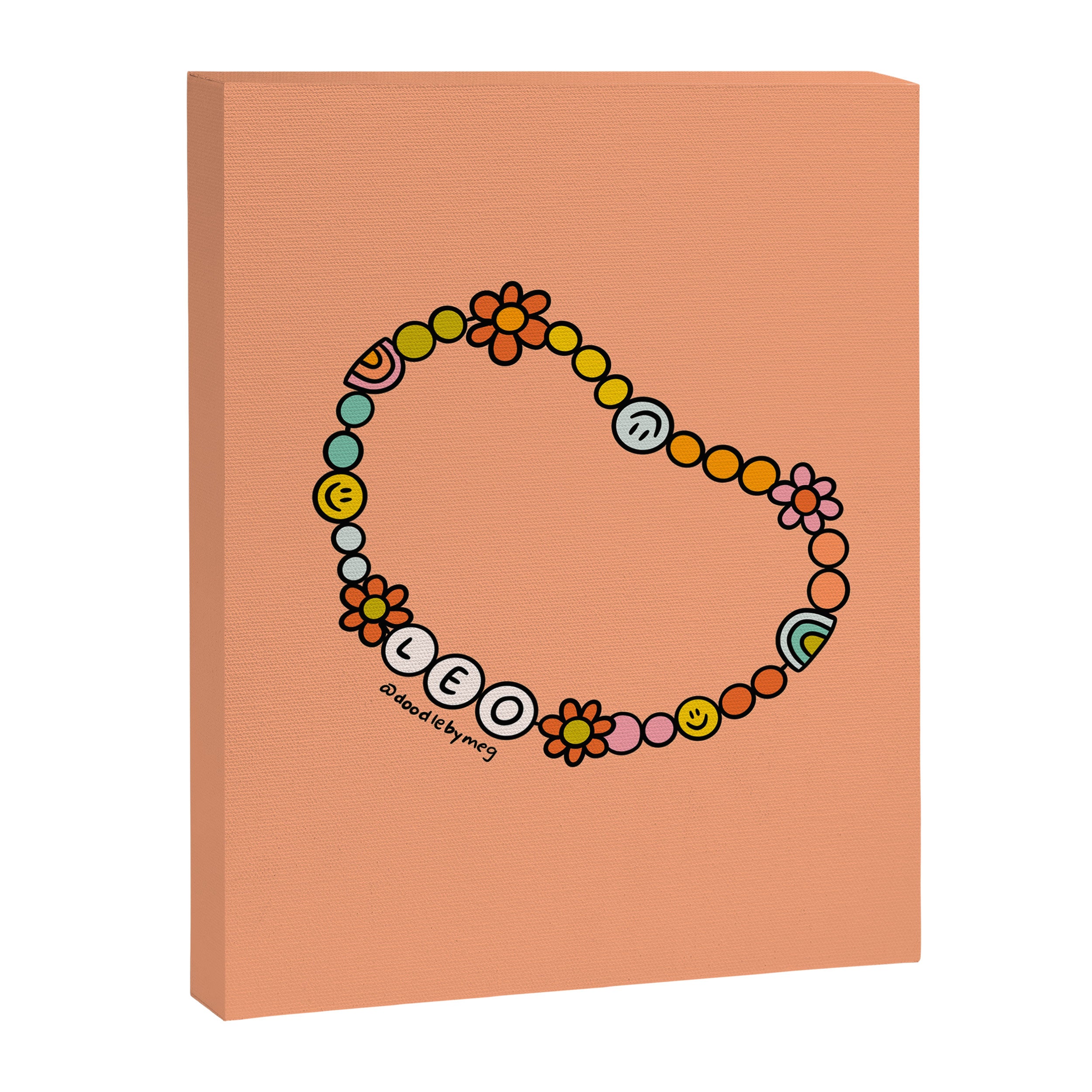 Leo Friendship Bracelet Canvas Print Gallery Image 8