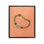 Leo Friendship Bracelet Framed Canvas Print Gallery Image 8