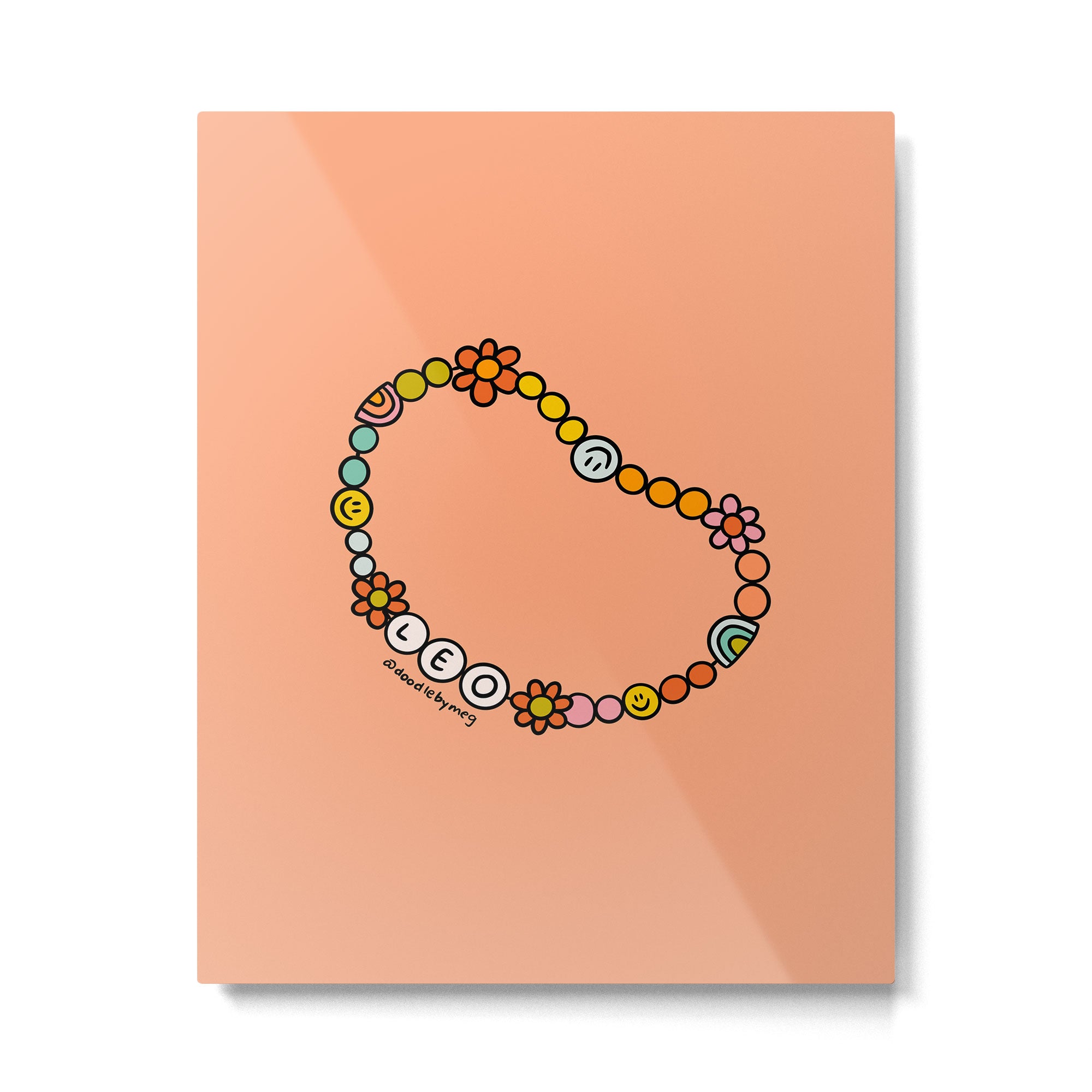 Leo Friendship Bracelet Metal Print Gallery Image 6