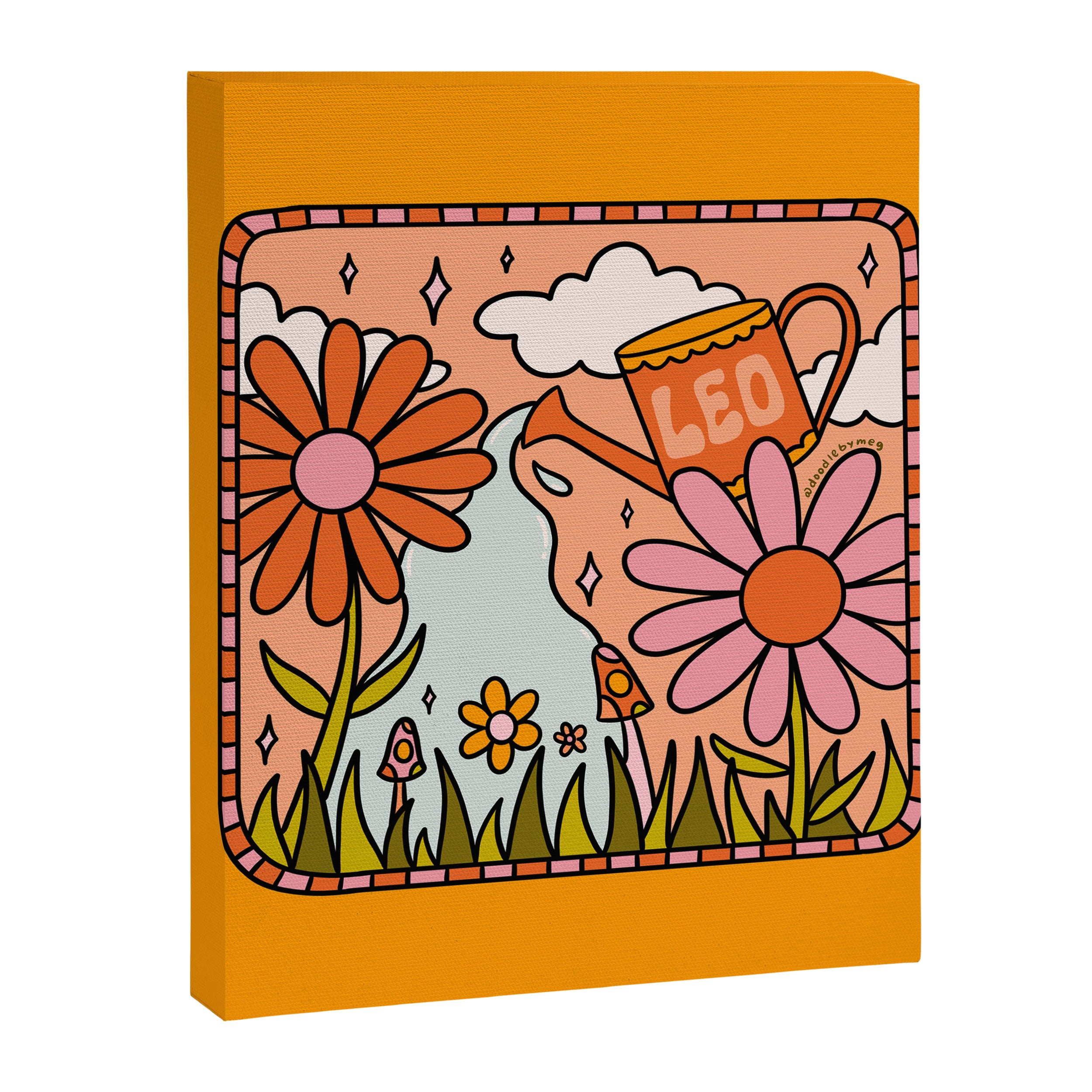 Leo Garden Canvas Print Gallery Image 8
