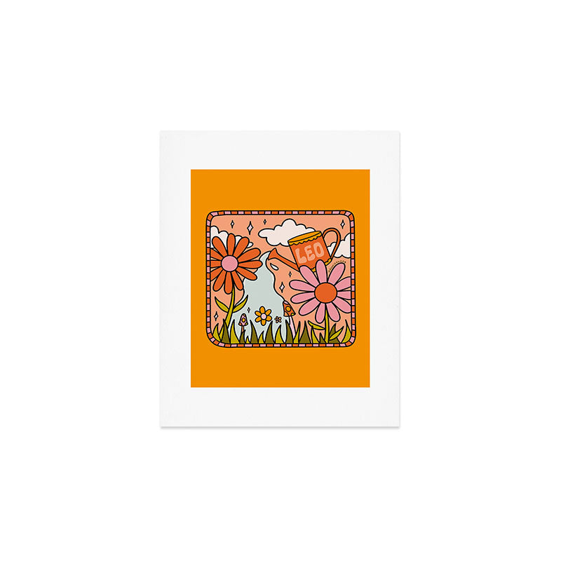 Leo Garden Art Print Gallery Image 1
