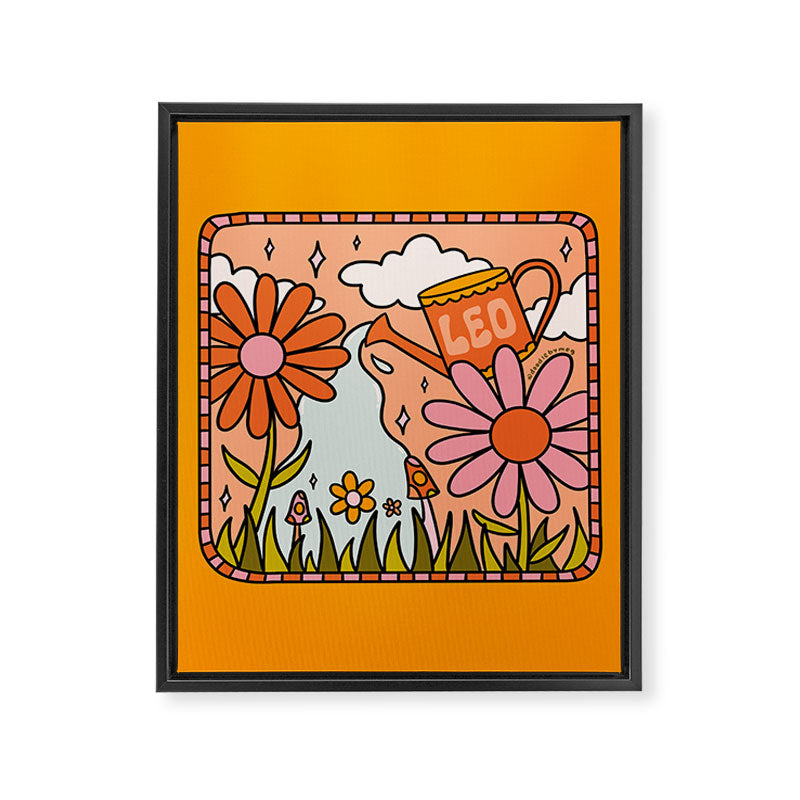 Leo Garden Framed Canvas Print Gallery Image 8