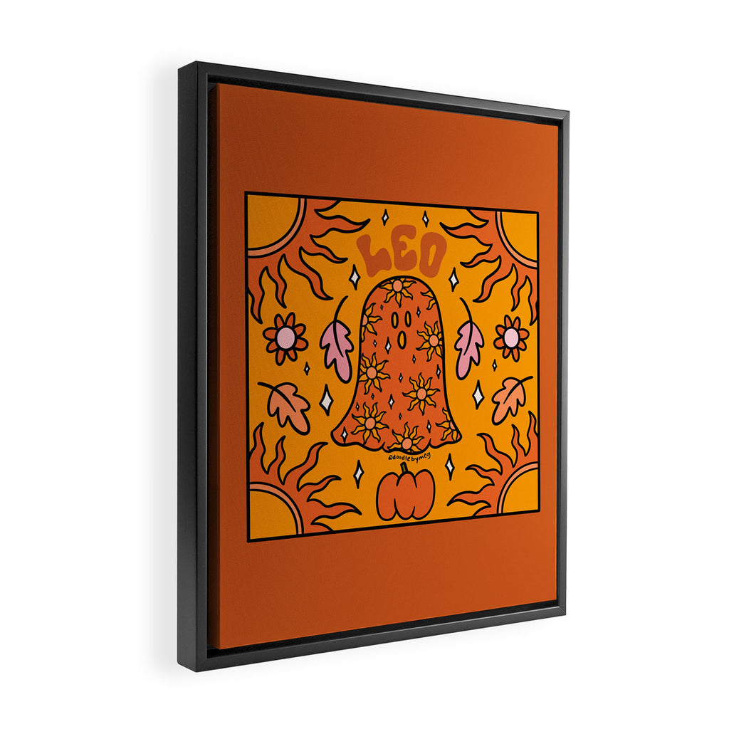 Leo Ghost Framed Canvas Print Gallery Image 2