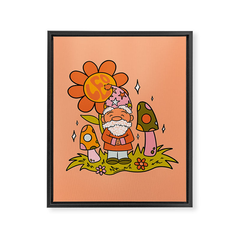 Leo Gnome Framed Canvas Print Gallery Image 8