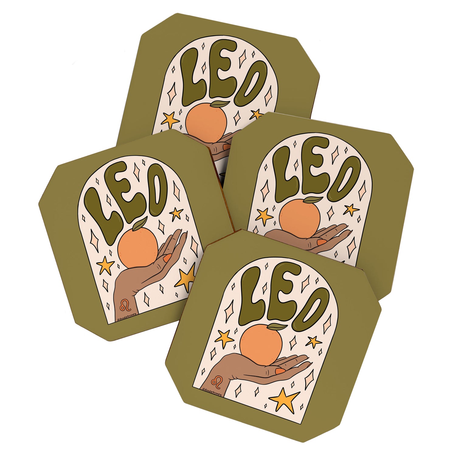 Leo Grapefruit Coaster Gallery Image 1