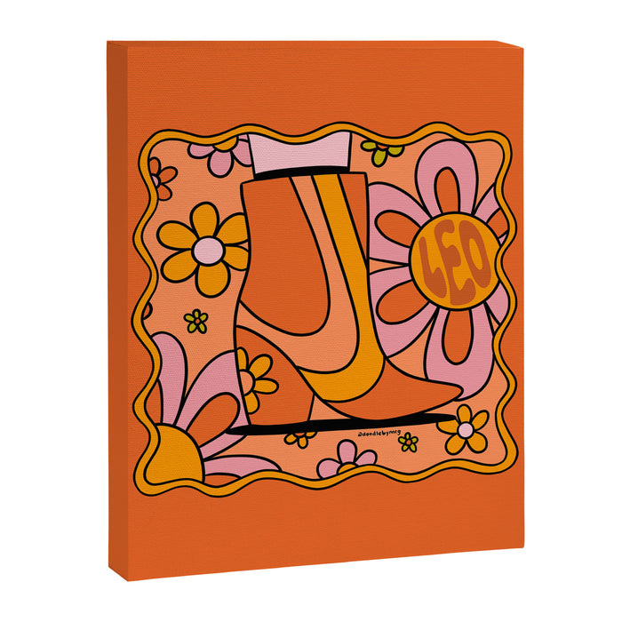 Leo Groovy Canvas Print Gallery Image 1
