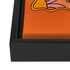 Leo Groovy Framed Canvas Print Gallery Image 3