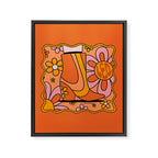 Leo Groovy Framed Canvas Print Gallery Image 8