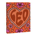 Leo Heart Canvas Print Gallery Image 8