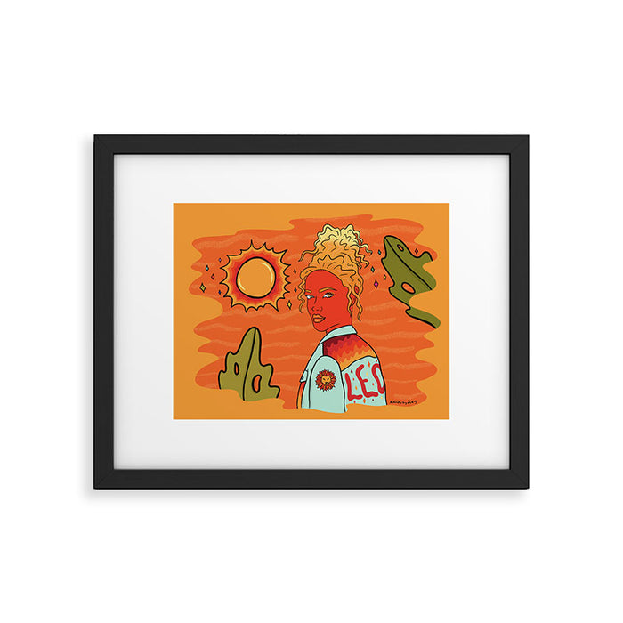 Leo Framed Art Print Gallery Image 1