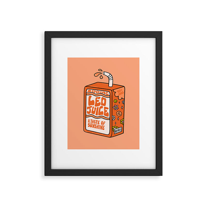 Leo Juice Box Framed Art Print Gallery Image 6