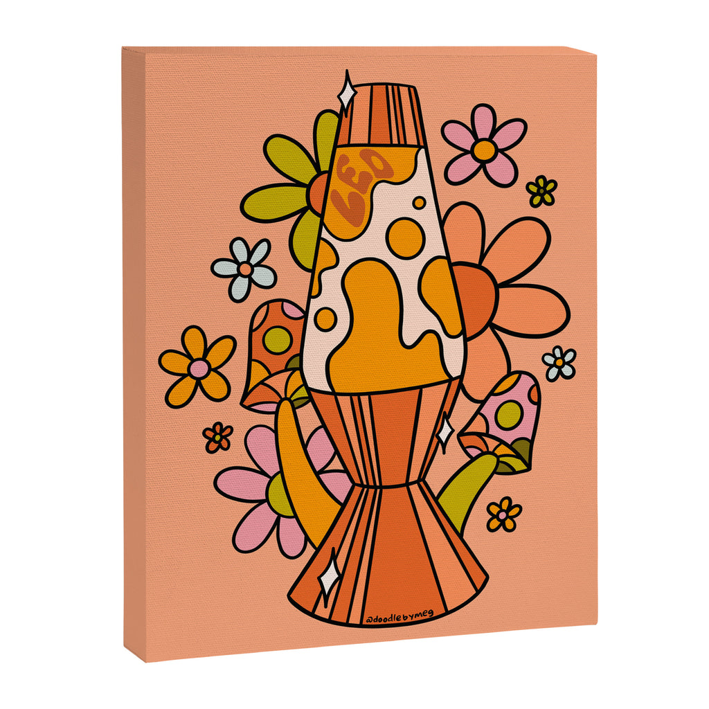 Leo Lava Lamp Canvas Print Gallery Image 8