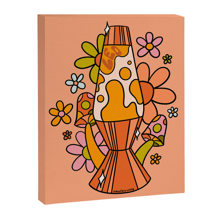 Leo Lava Lamp Canvas Print Gallery Image 1