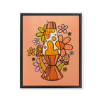 Leo Lava Lamp Framed Canvas Print Gallery Image 8