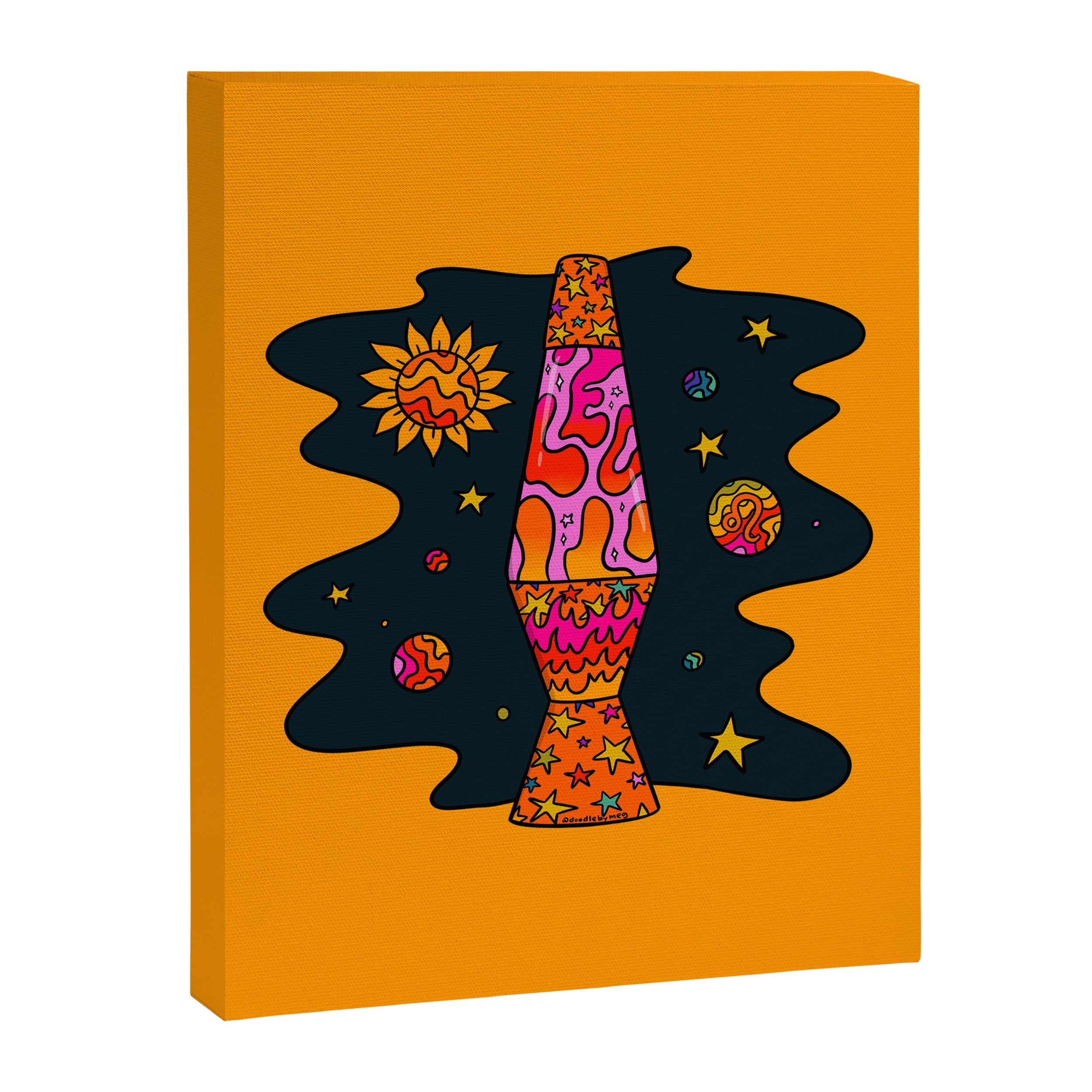 Leo Lava Lamp Canvas Print Gallery Image 8
