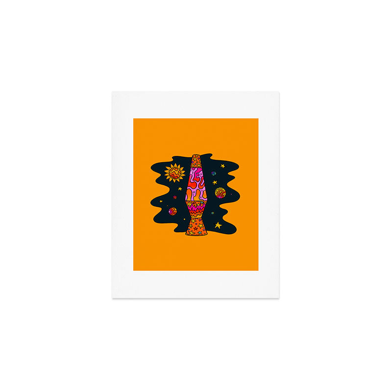 Leo Lava Lamp Art Print Gallery Image 1