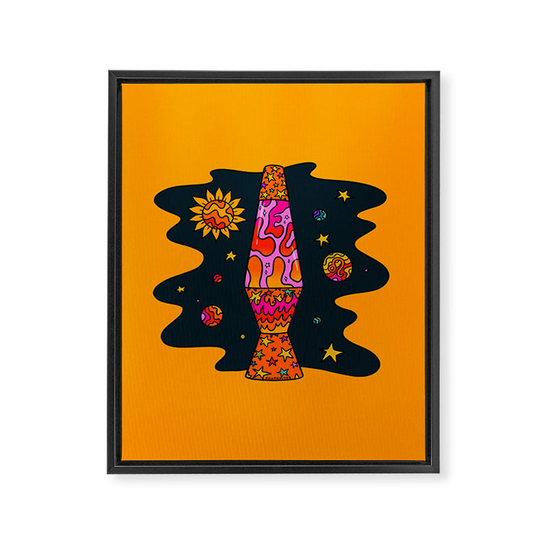 Leo Lava Lamp Framed Canvas Print Gallery Image 8