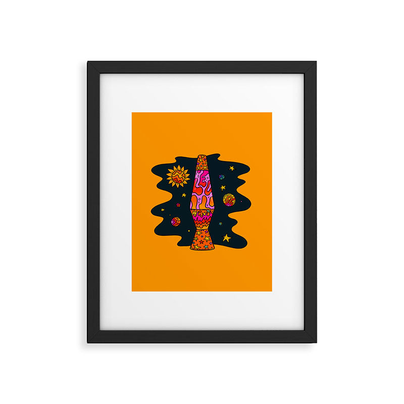 Leo Lava Lamp Framed Art Print Gallery Image 6