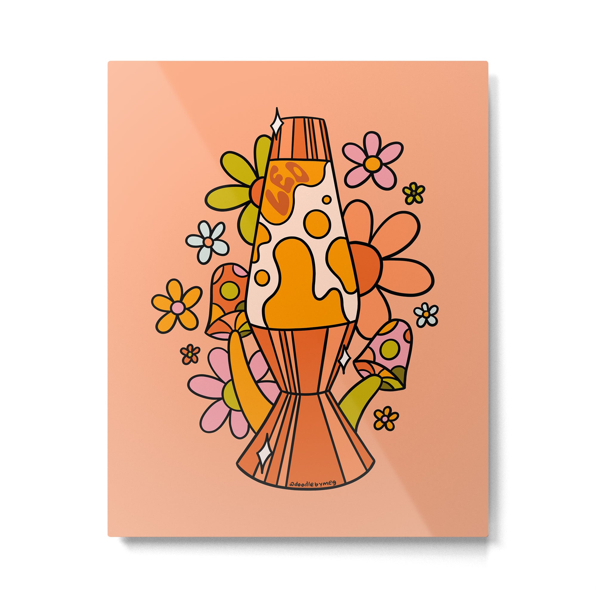 Leo Lava Lamp Metal Print Gallery Image 6