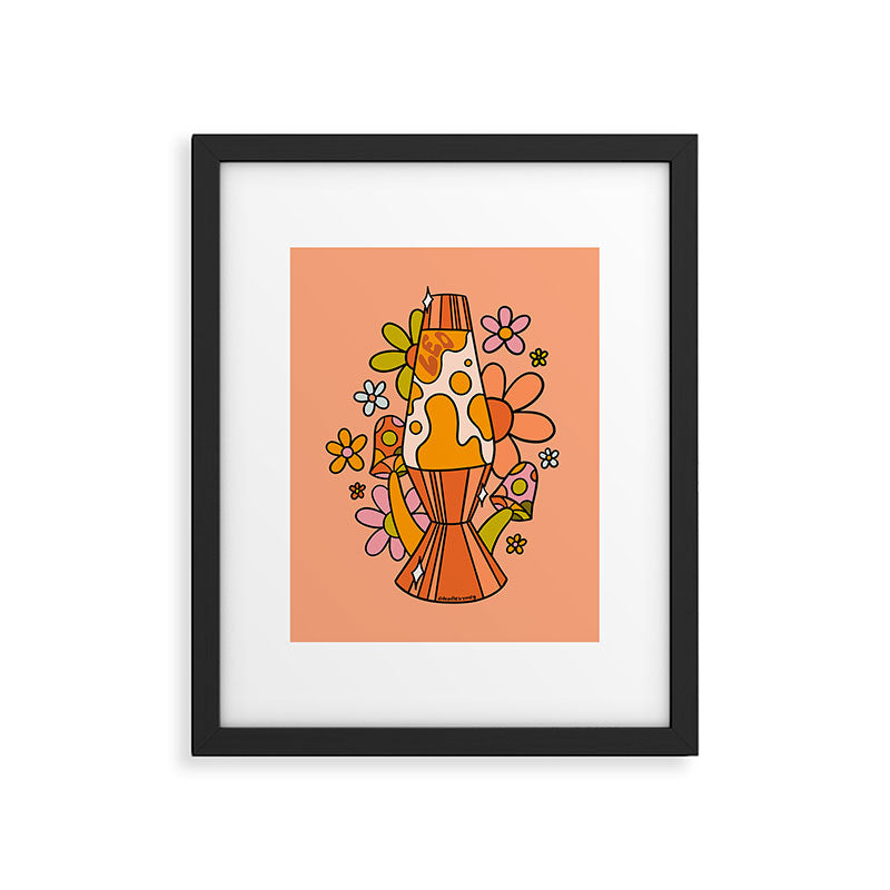 Leo Lava Lamp Framed Art Print Gallery Image 6