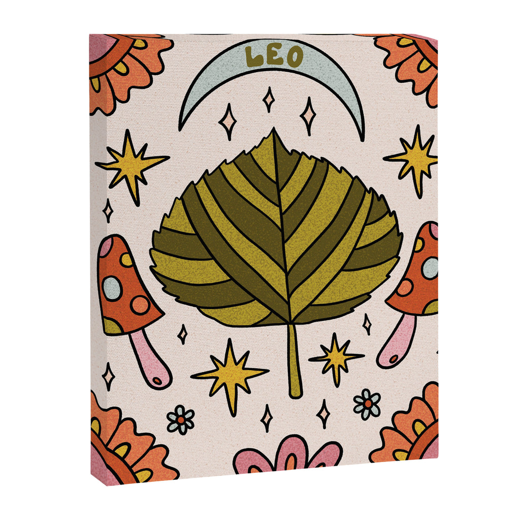 Leo Leaf Canvas Print Gallery Image 8