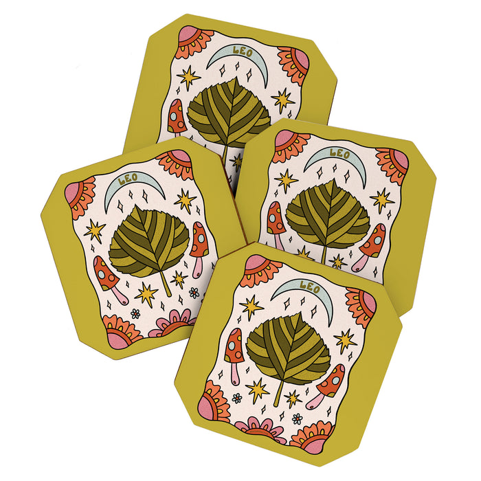 Leo Leaf Coaster Gallery Image 1