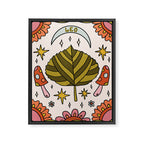 Leo Leaf Framed Canvas Print Gallery Image 8