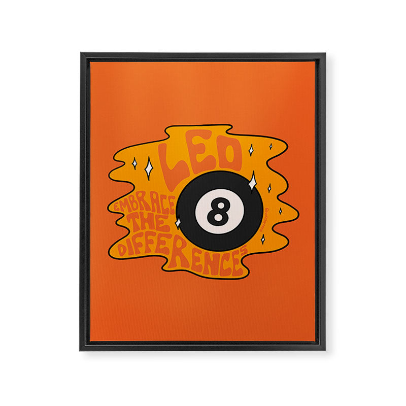 Leo Magic 8 Ball Framed Canvas Print Gallery Image 8