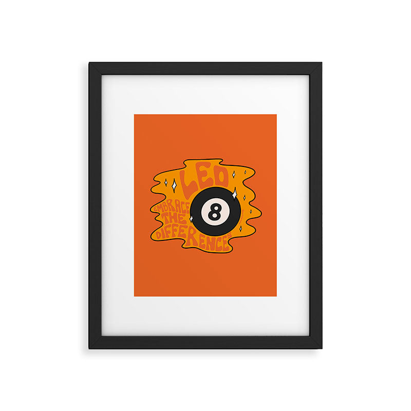 Leo Magic 8 Ball Framed Art Print Gallery Image 6