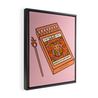 Leo Matchbox Framed Canvas Print Gallery Image 2