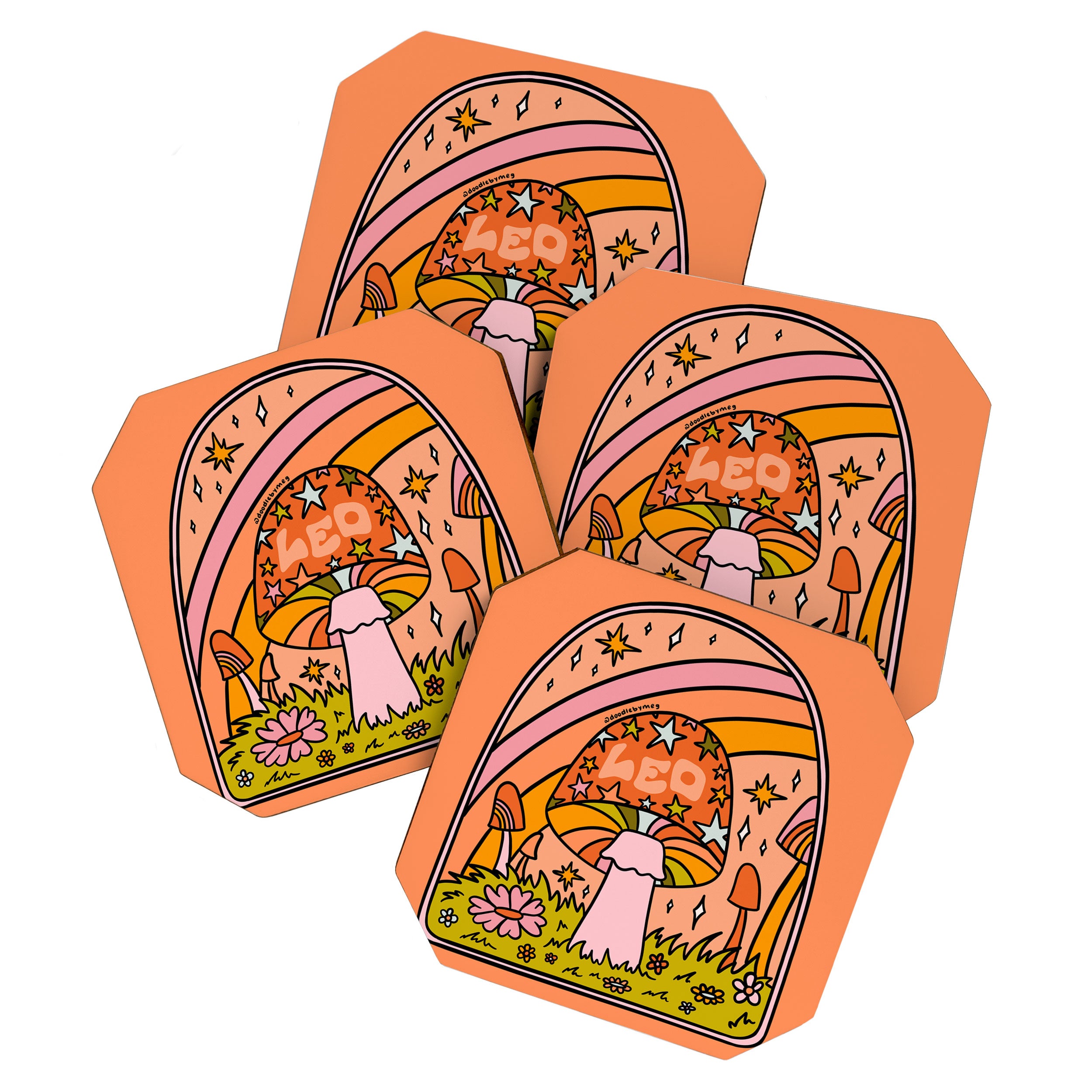 Leo Mushroom Coaster Gallery Image 1