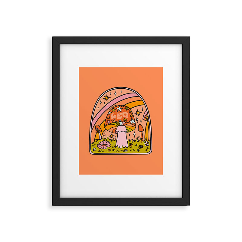 Leo Mushroom Framed Art Print Gallery Image 6