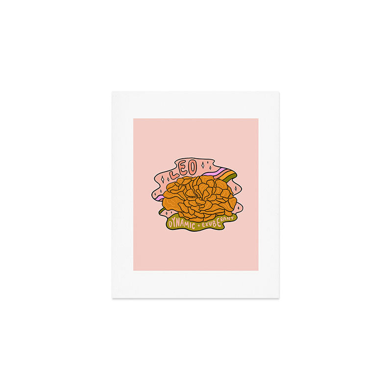 Leo Mushroom Art Print Gallery Image 1