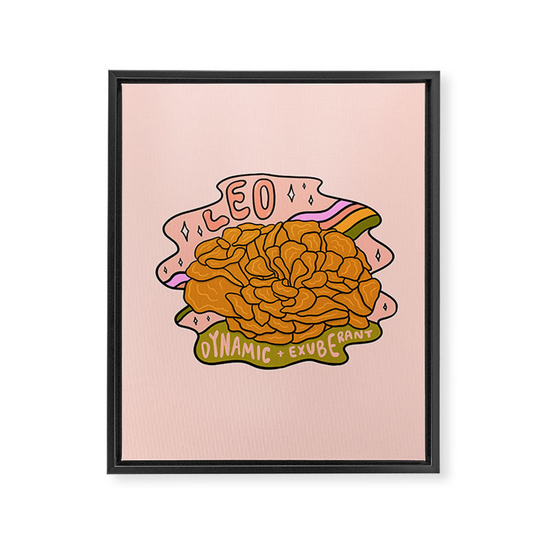 Leo Mushroom Framed Canvas Print Gallery Image 8
