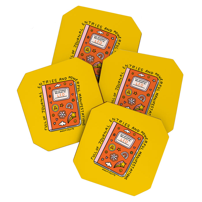 Leo Notebook Coaster Gallery Image 1
