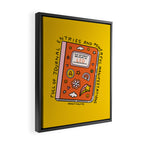 Leo Notebook Framed Canvas Print Gallery Image 2