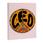Leo Peace Sign Canvas Print Gallery Image 8