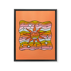 Leo Planet Framed Canvas Print Gallery Image 8