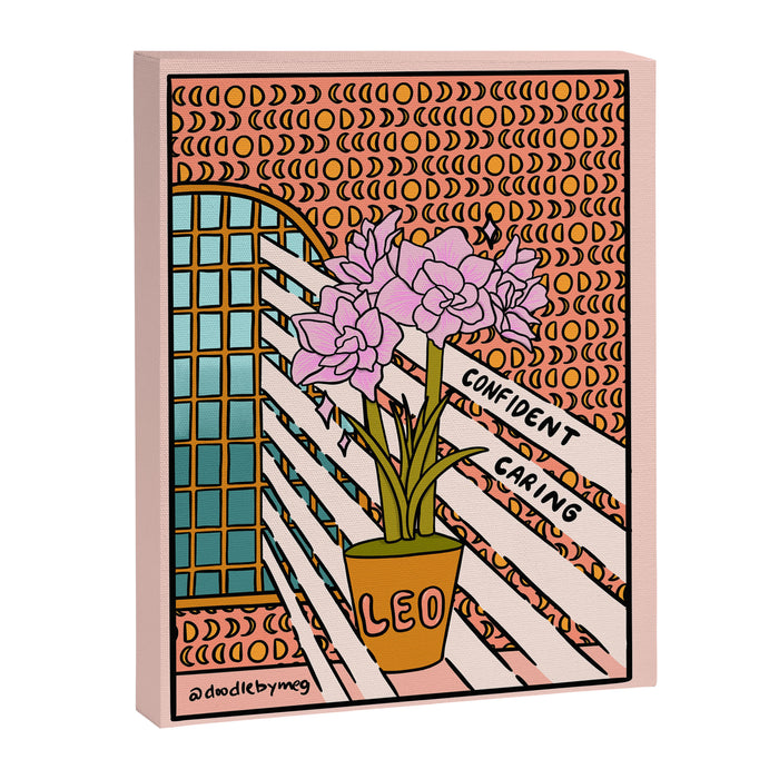 Leo Plant Canvas Print Gallery Image 1