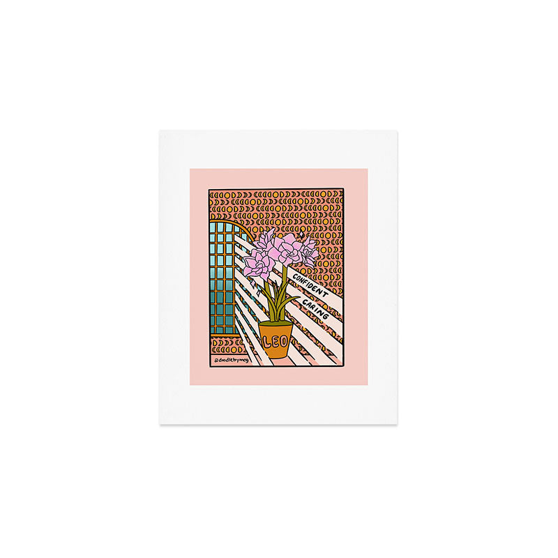 Leo Plant Art Print Gallery Image 1