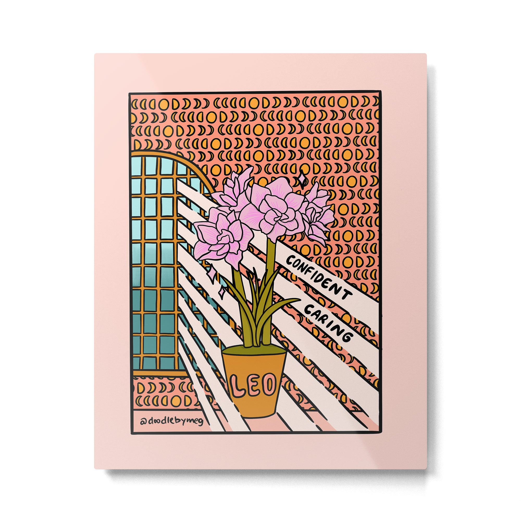 Leo Plant Metal Print Gallery Image 6