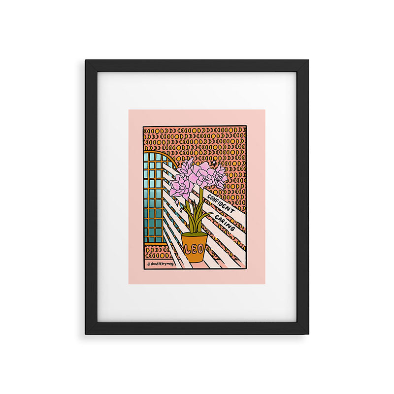 Leo Plant Framed Art Print Gallery Image 6