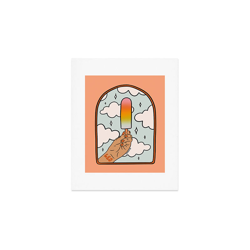 Leo Popsicle Art Print Gallery Image 1