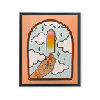 Leo Popsicle Framed Canvas Print Gallery Image 8