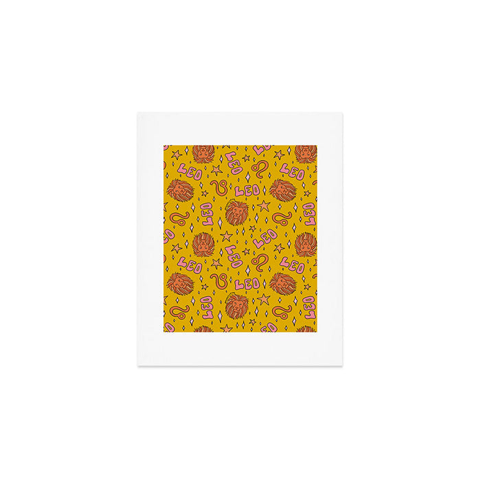 Leo Print Art Print Gallery Image 1