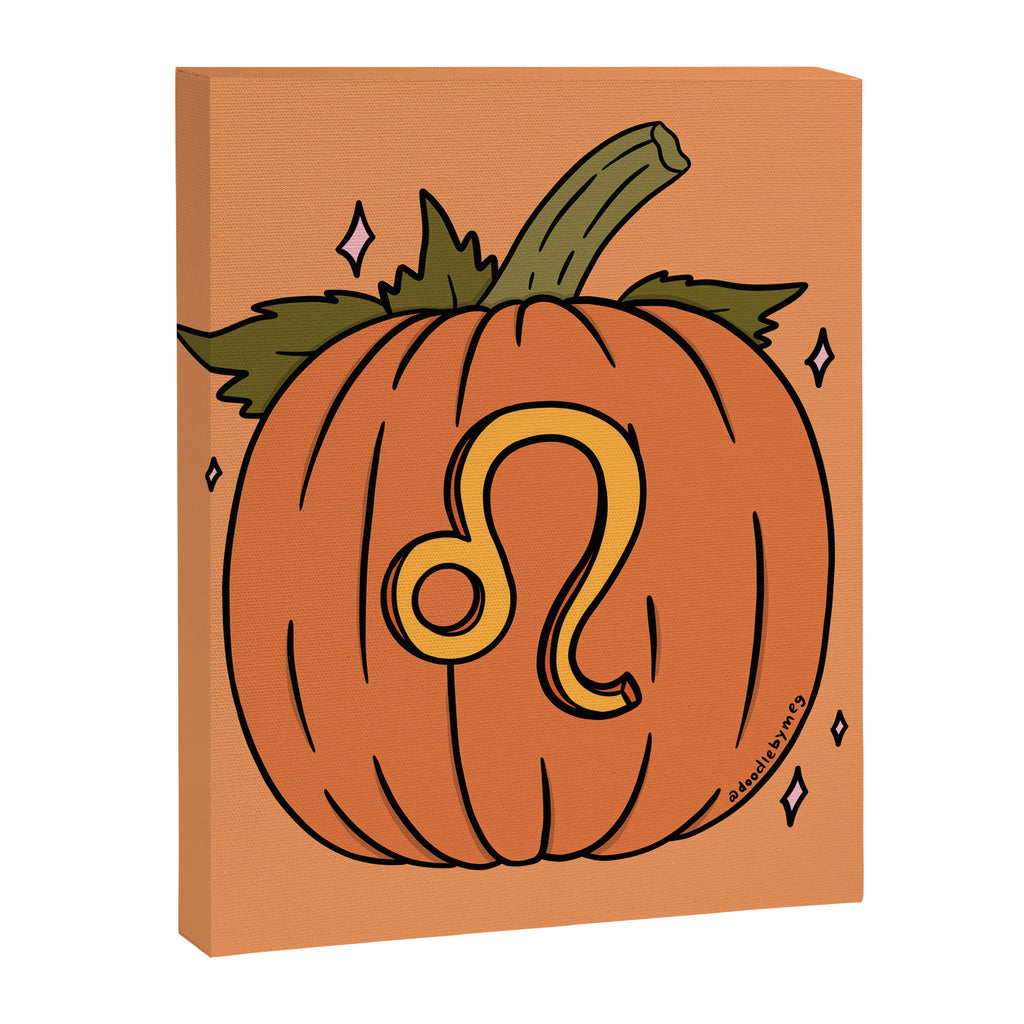 Leo Pumpkin Canvas Print Gallery Image 8