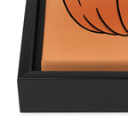 Leo Pumpkin Framed Canvas Print Gallery Image 3
