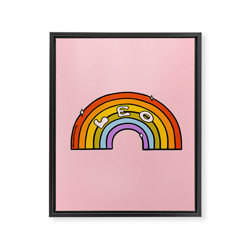 Leo Rainbow Framed Canvas Print Gallery Image 8