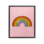 Leo Rainbow Framed Canvas Print Gallery Image 8